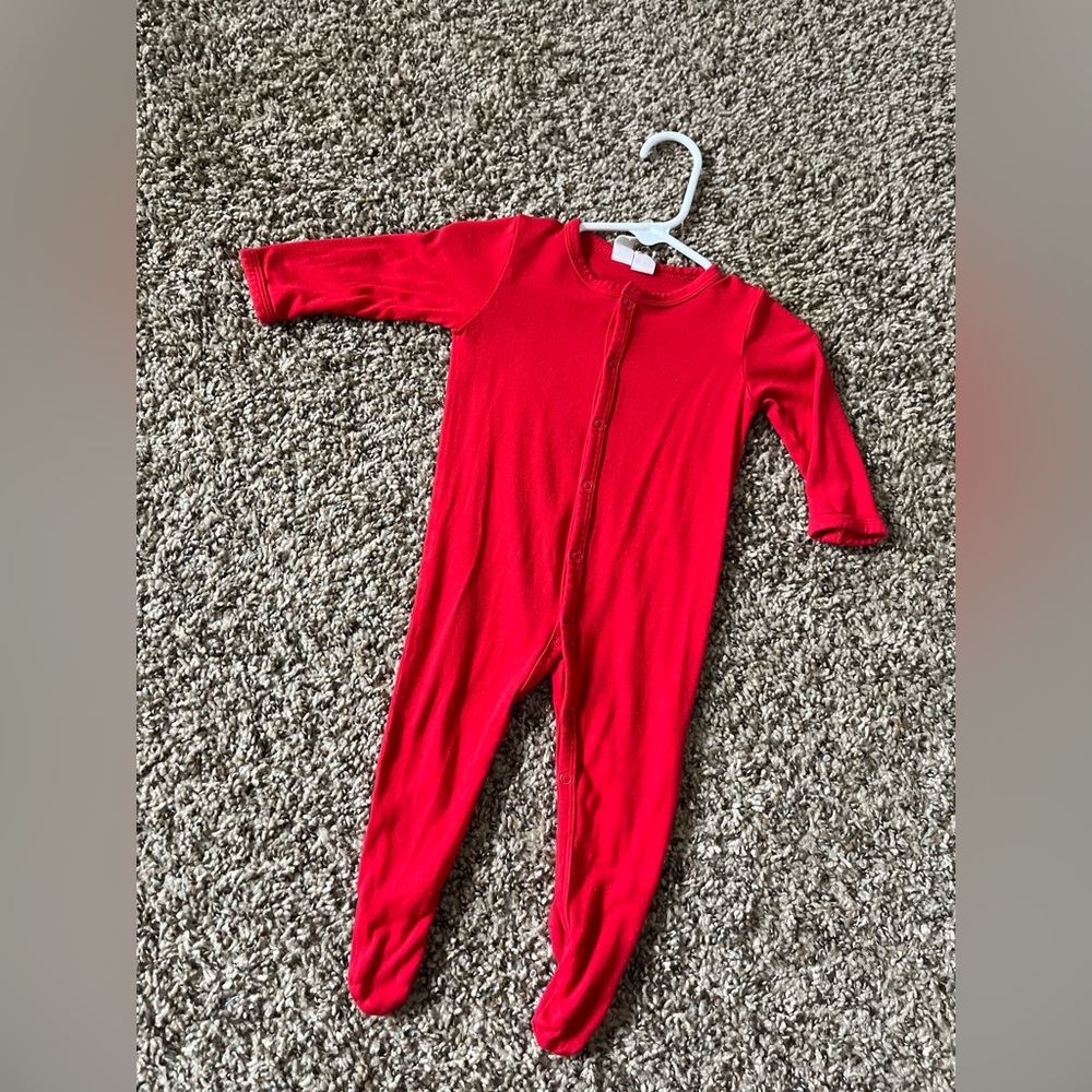 kyte baby bamboo button up footie